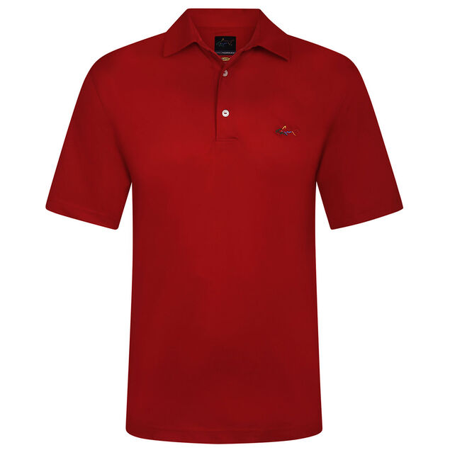Greg Norman Men's Shark Logo Golf Polo Shirt Greg Norman Men's Shark Logo Golf Polo Shirt