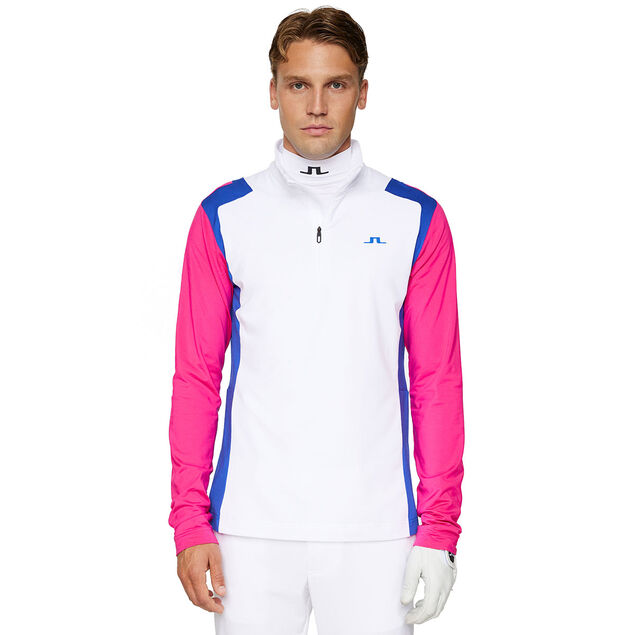 J.Lindeberg Men's Lukas Quarter Zip Golf Mid Layer J.Lindeberg Men's Lukas Quarter Zip Golf Mid Layer