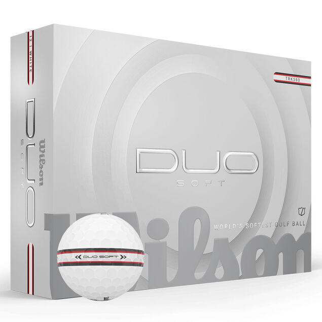 Wilson DUO Soft TRK360 12 Golf Ball Pack Wilson DUO Soft TRK360 12 Golf Ball Pack