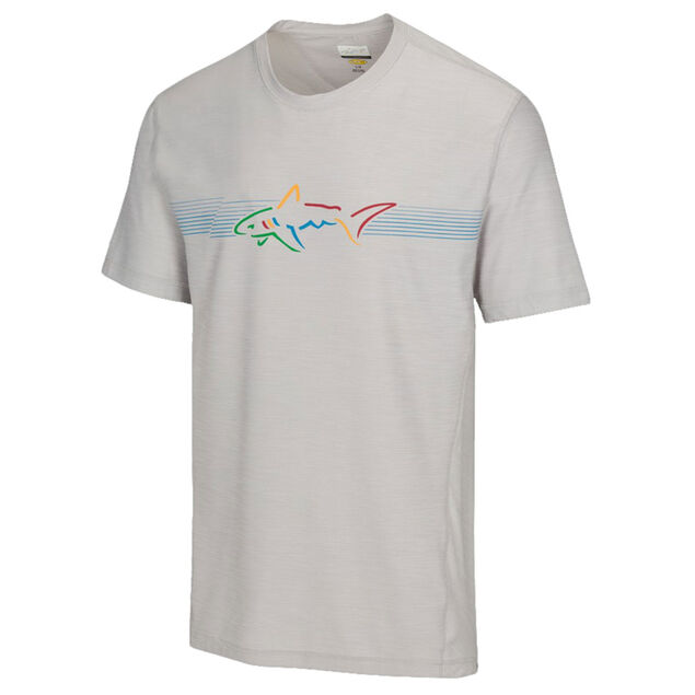 Greg Norman Men's Performance Shark Golf T-Shirt Greg Norman Men's Performance Shark Golf T-Shirt