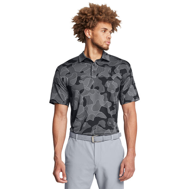 Under Armour Men's Playoff 3.0 Course Camo Printed Golf Polo Shirt Under Armour Men's Playoff 3.0 Course Camo Printed Golf Polo Shirt